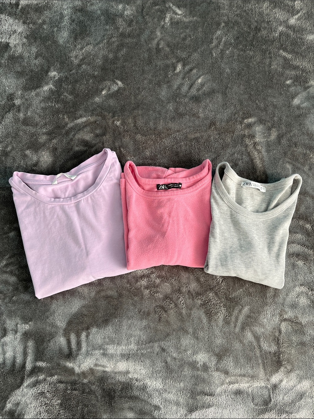 Zara Women’s Crewneck Crop Tops Lot